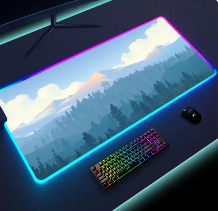 Luminous LED keyboard with touchpad