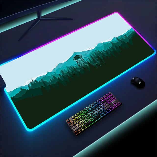 Luminous LED keyboard with touchpad